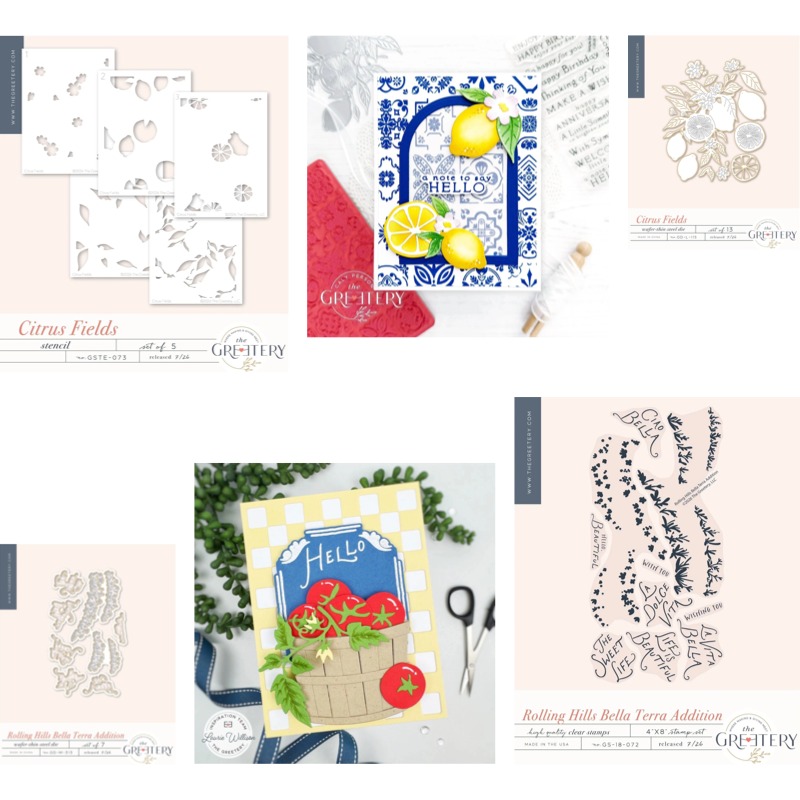 Clear Silicone Stamps For Card Making - Narenciye Tarlalarını Görüntüleyen Şeffaf Silikon Damgalar