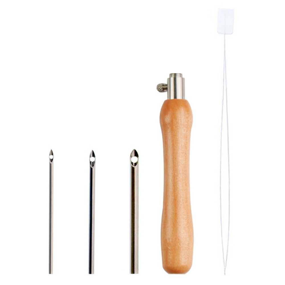 Cotton Embroidery Thread Skeins - 5 adet 2.5mm/3.5mm/5mm Punch İğne Seti