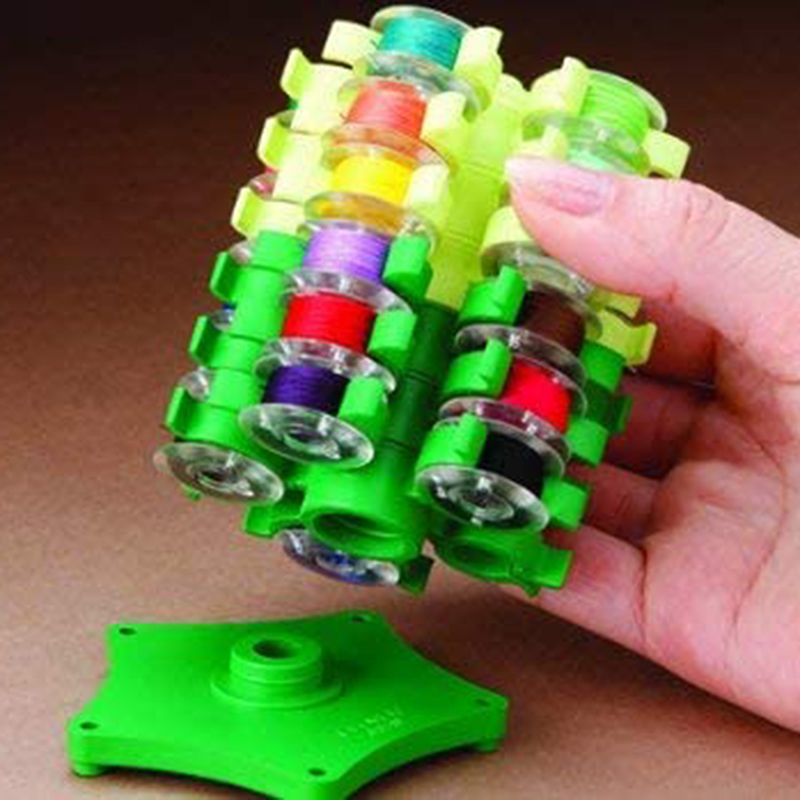 Cotton Embroidery Thread Skeins - Depolama klip standı dikiş Bobbins kulesi