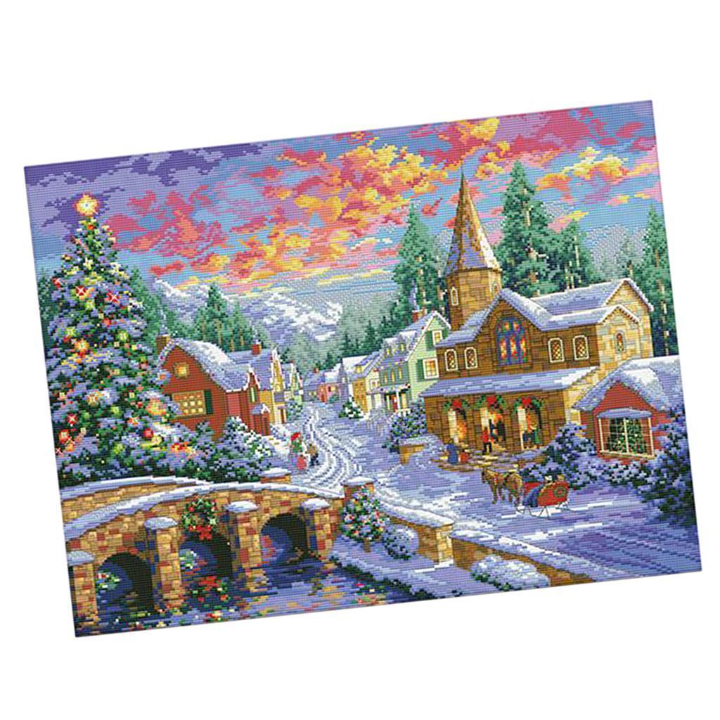 Cross Stitch Stamped Kits Beginners - DIY İğne Oyası El Sanatları Damgalı