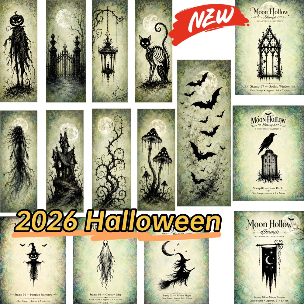 Clear Silicone Stamps For Card Making - Kapsül Koleksiyonu Tatil Bordürleri Damga Metal