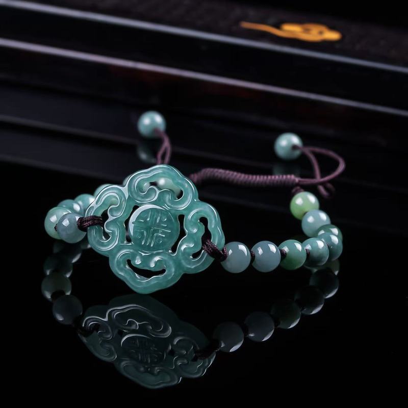 Beading - Doğal Yeşim A Sınıfı Bileklik Orijinal