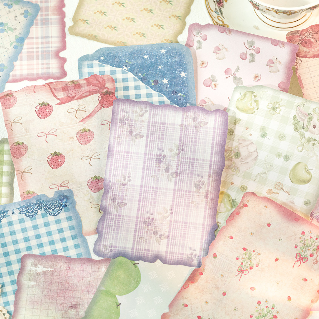 Vintage Junk Journal Scrapbooking Paper - 30 yaprak Vintage Scrapbook Kağıdı, Scrapbooking