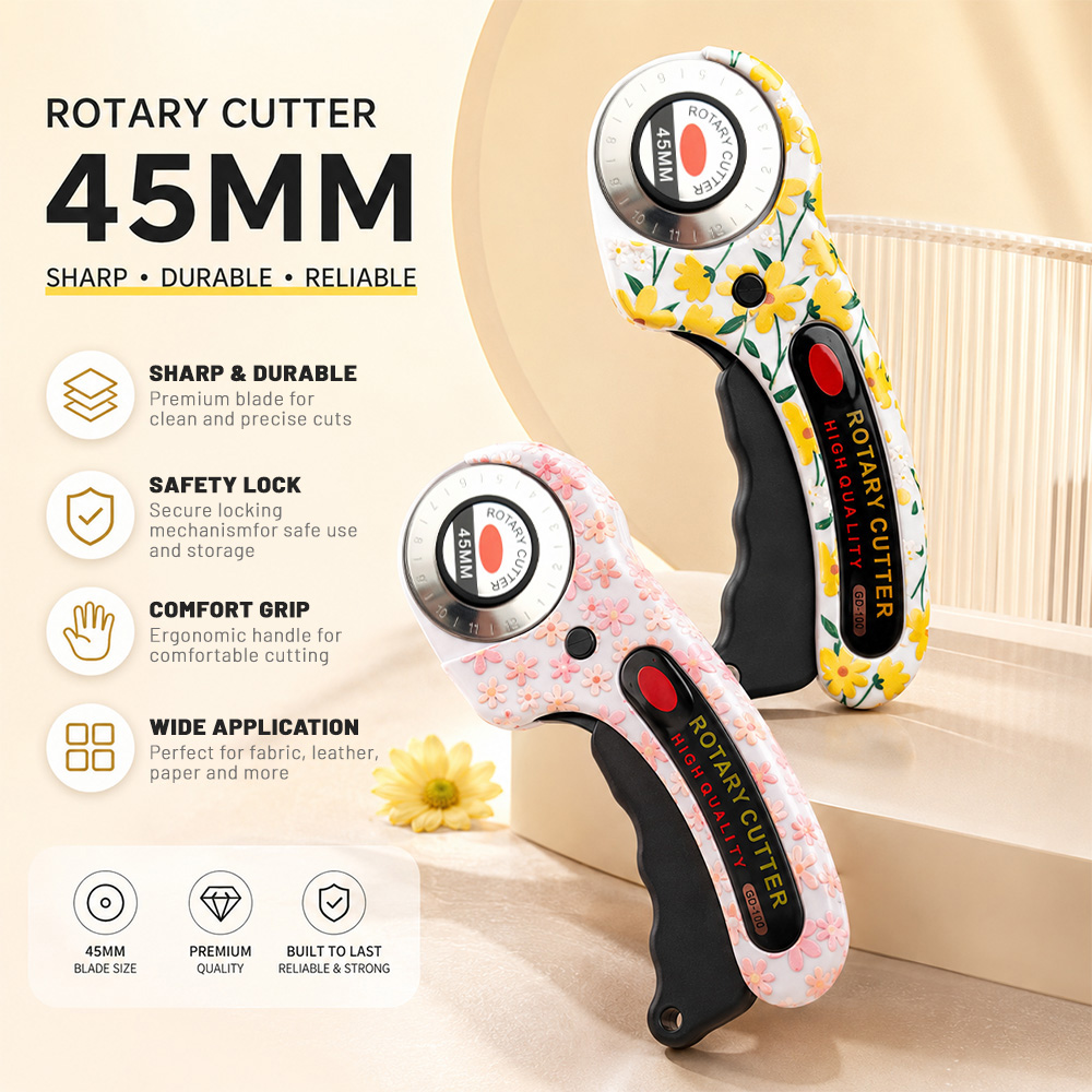 Rotary Cutter For Fabric 45Mm - Döner Kesici 45mm Kart Kağıdı Dikiş