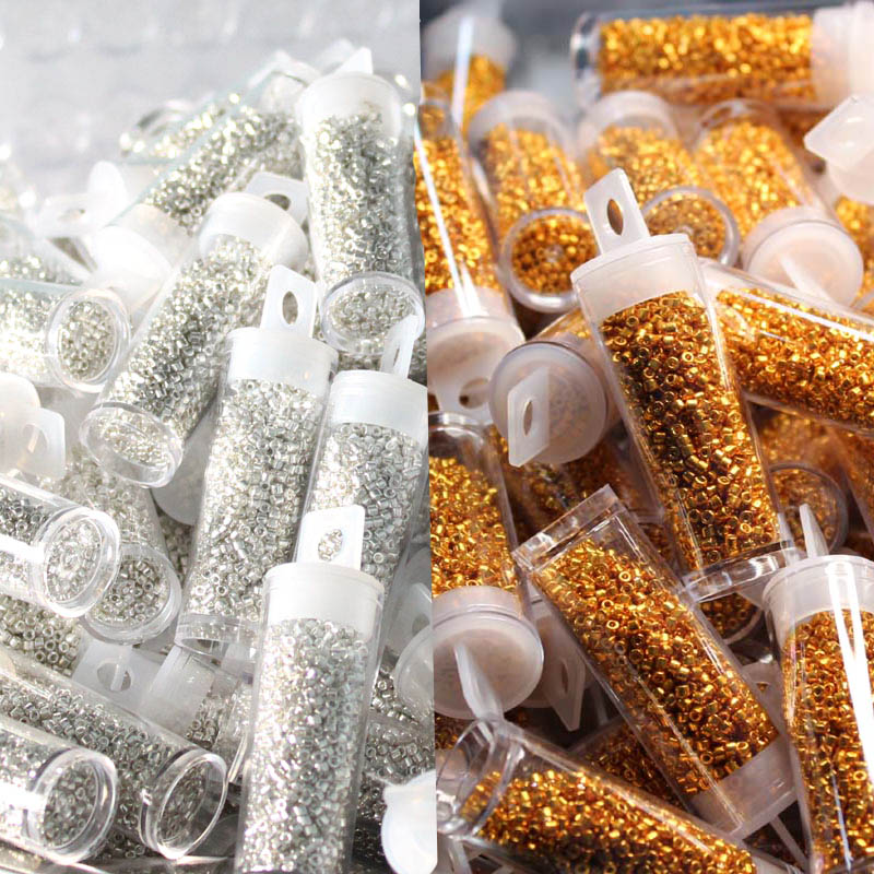 Glass Seed Beads 2Mm Jewelry Making - Japon MKU Cam Boncuk Metalik Renkler