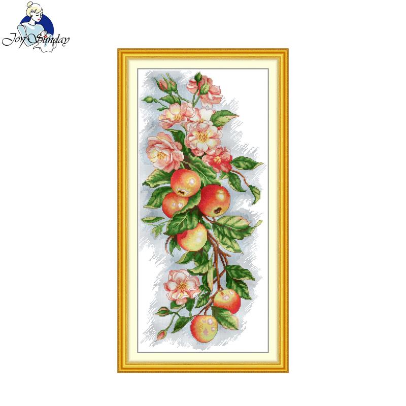 Cotton Embroidery Thread Skeins - Sevinç Pazar Çapraz Dikiş Kiti Elma