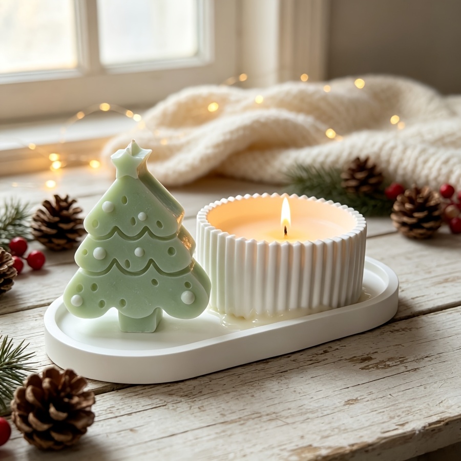 Epoksi reçine Noel ağacı mumla - Silicone Epoxy Resin Molds Set incelemesi ve fiyatı