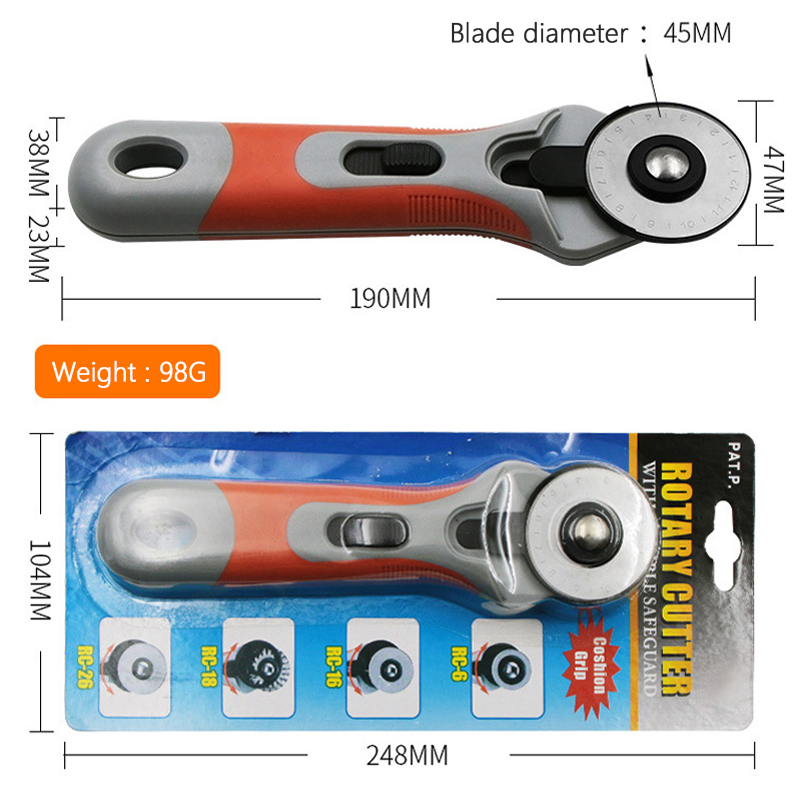 Deri El Sanatları Kesici 45mm  - Rotary Cutter For Fabric 45Mm incelemesi ve fiyatı