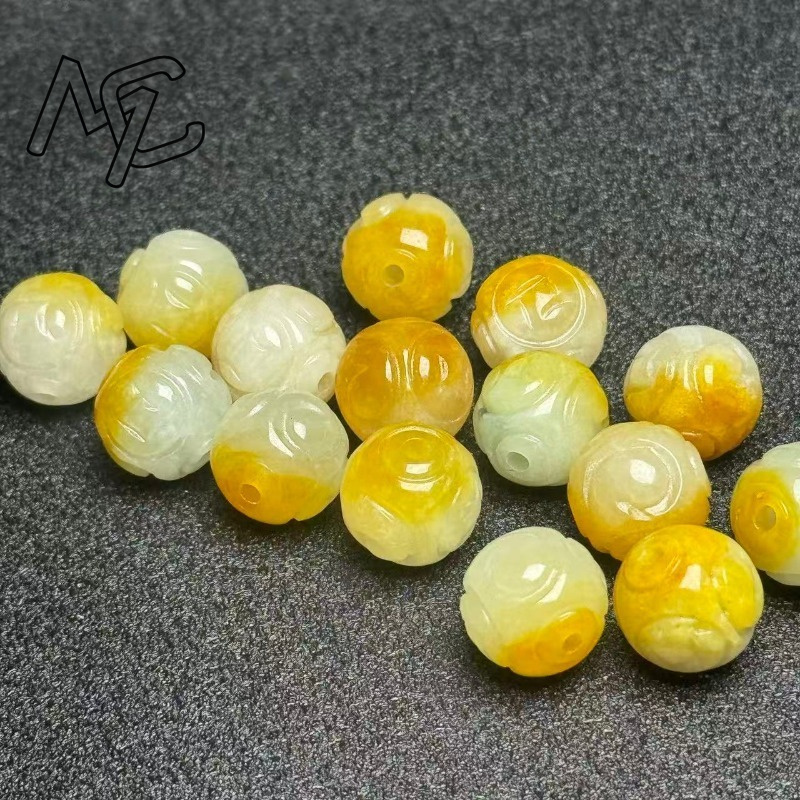 5 adet Doğal Sarı Zümrüt Yeşim - Beading incelemesi ve fiyatı