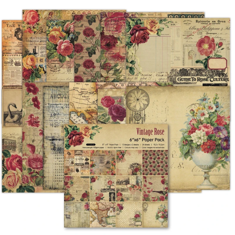 Karalama defteri Pad Çeşitli D - Vintage Junk Journal Scrapbooking Paper incelemesi ve fiyatı