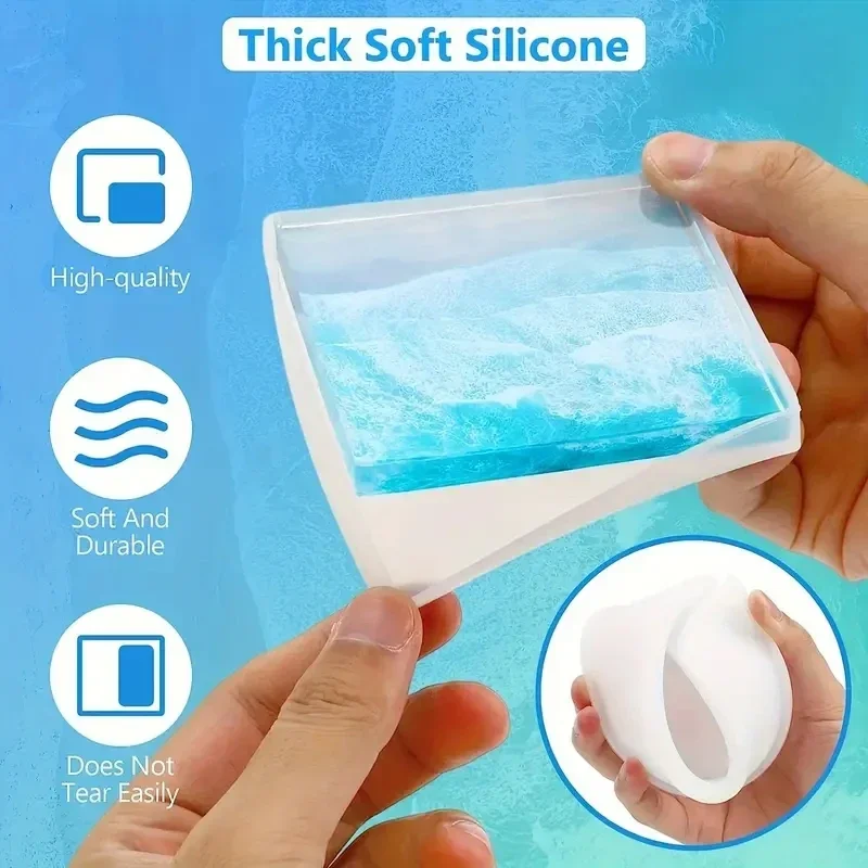 5 Adet/Set DIY Epoksi Reçine B - Silicone Epoxy Resin Molds Set incelemesi ve fiyatı