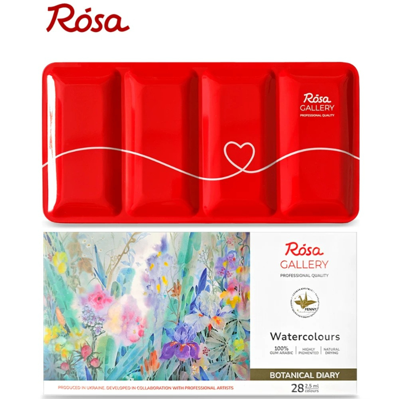 ROSA 28 Renk Çiçek Katı Sulubo - Watercolor Paint Set Solid Pigment incelemesi ve fiyatı
