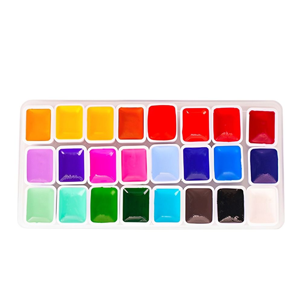 24 Renkli Suluboya Boya Seti P - Watercolor Paint Set Solid Pigment incelemesi ve fiyatı