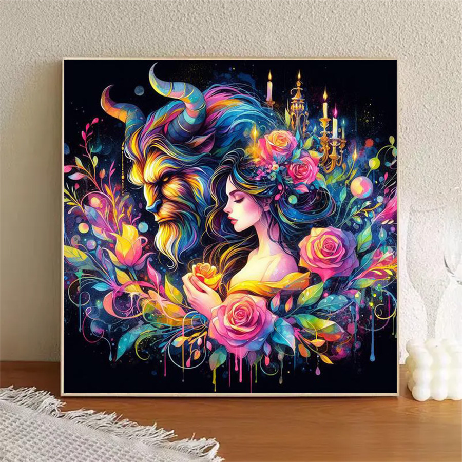 1 parça - Potdemiel-5D-DIY - F - 5D Diamond Painting Kit Full Drill incelemesi ve fiyatı