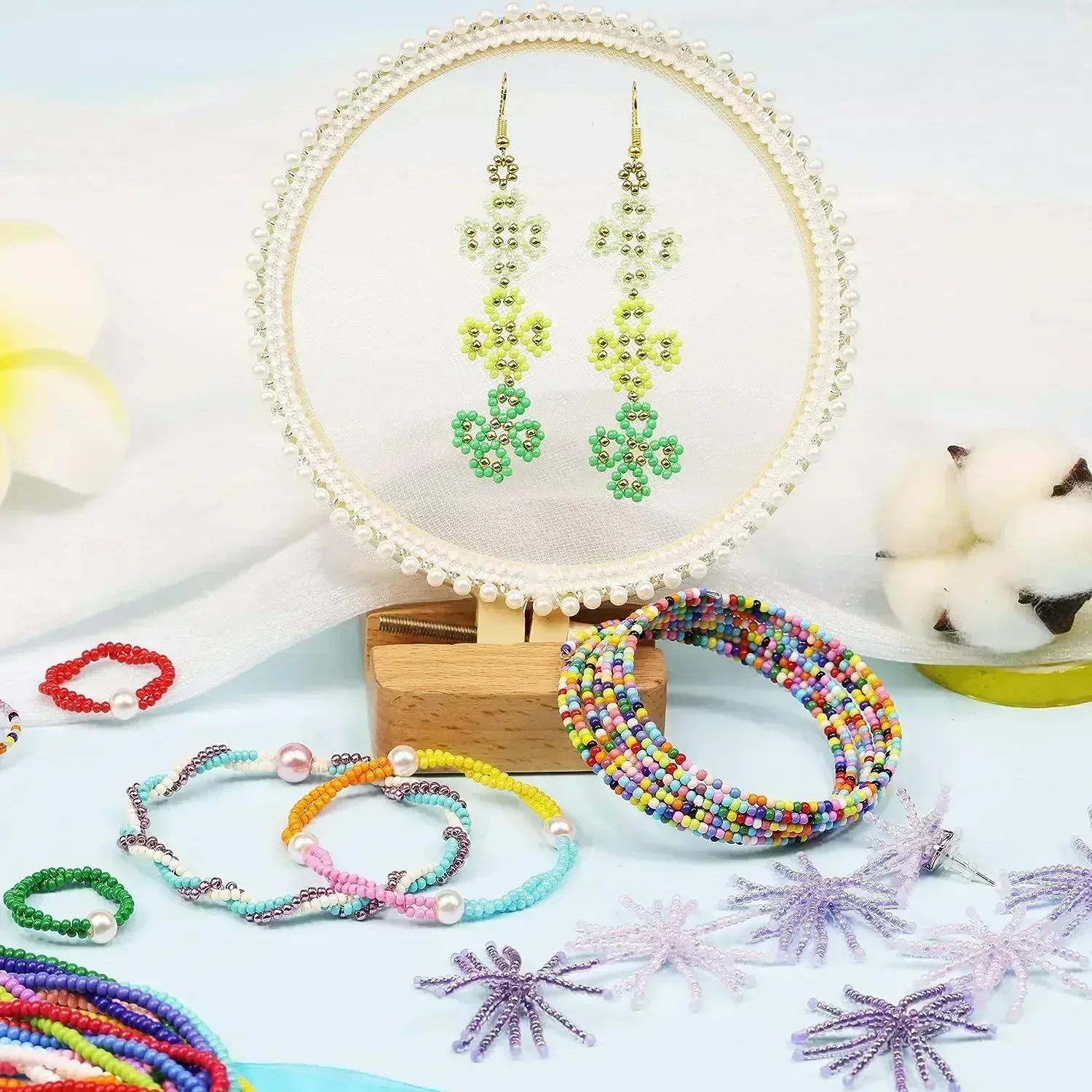 10g 2mm 3mm 4mm Boncuk Çek Cam - Glass Seed Beads 2Mm Jewelry Making incelemesi ve fiyatı
