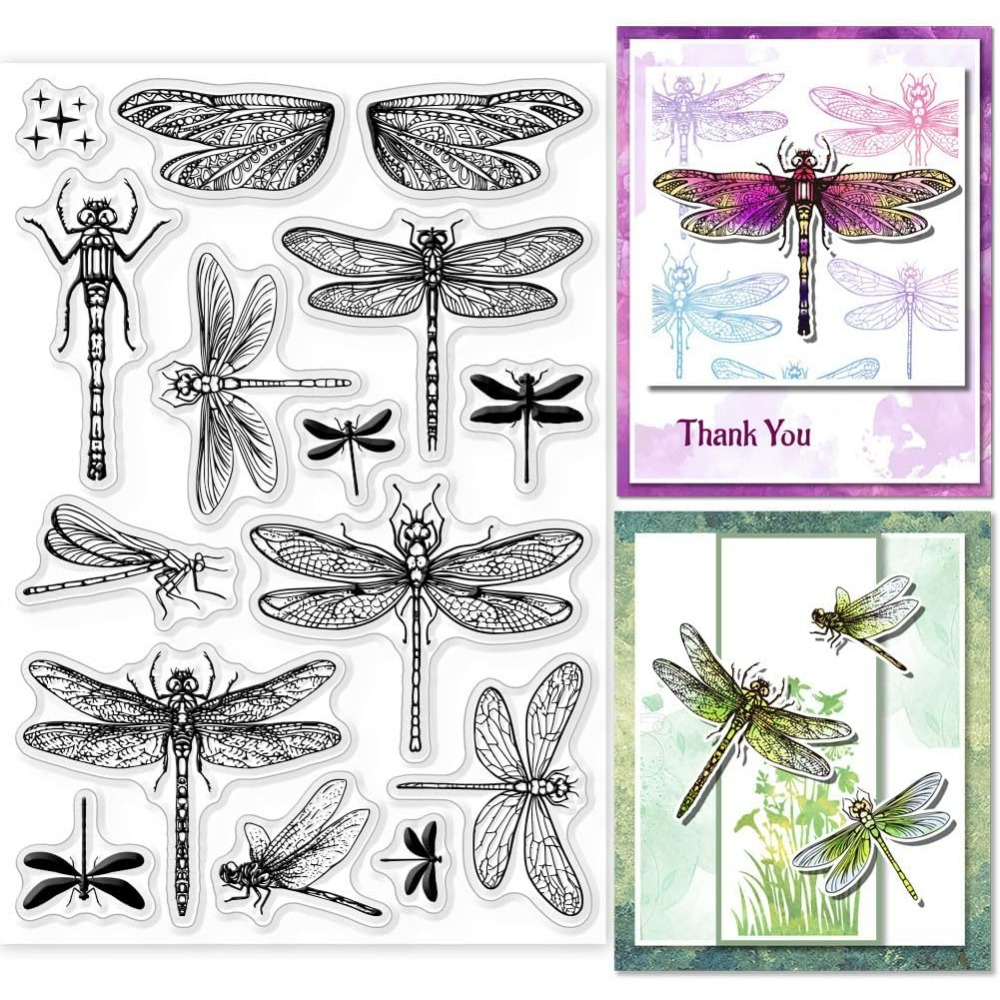 DIY Scrapbooking böcek yusufçu - Clear Silicone Stamps For Card Making incelemesi ve fiyatı