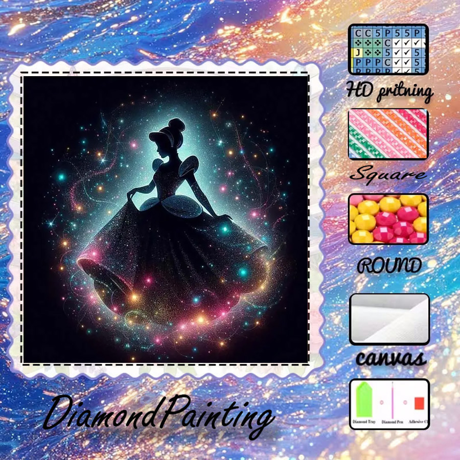 1 parça - 5D-DIY - Flok kumaş  - 5D Diamond Painting Kit Full Drill incelemesi ve fiyatı
