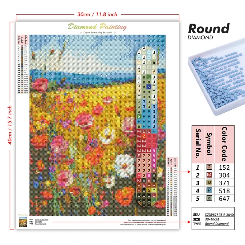 5D Kendin Yap Elmas Tablo Seti - 5D Diamond Painting Kit Full Drill incelemesi ve fiyatı