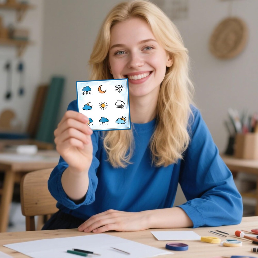 Hava Durumu Günlüğü Şeffaf Dam - Clear Silicone Stamps For Card Making incelemesi ve fiyatı