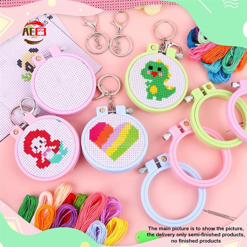 AEE3-6 Adet Damgalı Çapraz dik - Cross Stitch Stamped Kits Beginners incelemesi ve fiyatı