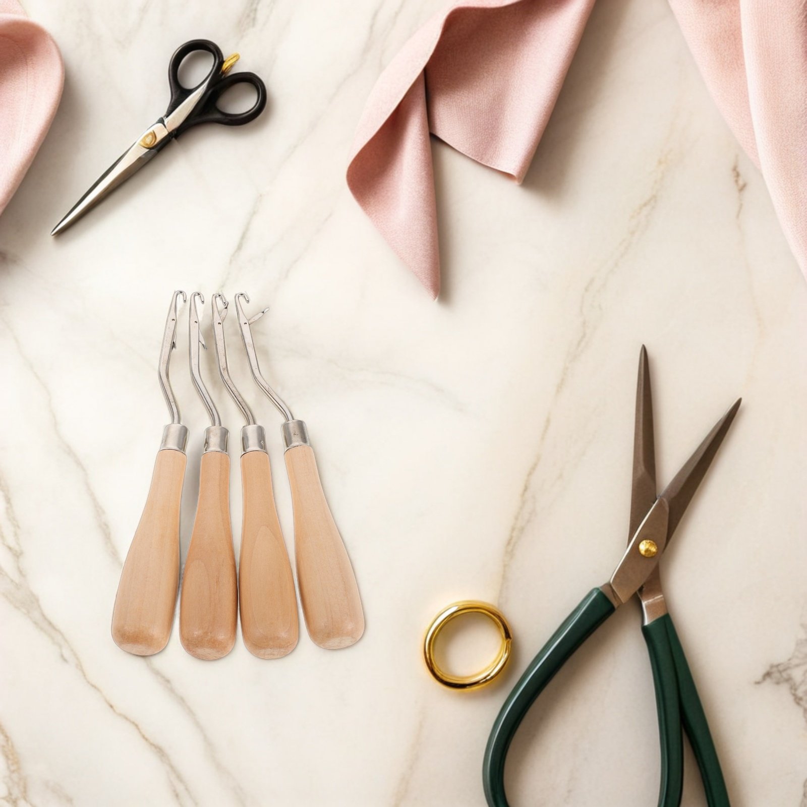 4 Adet Ergonomik Ahşap Saplı T - Wooden Crochet Hooks Ergonomic Handle incelemesi ve fiyatı