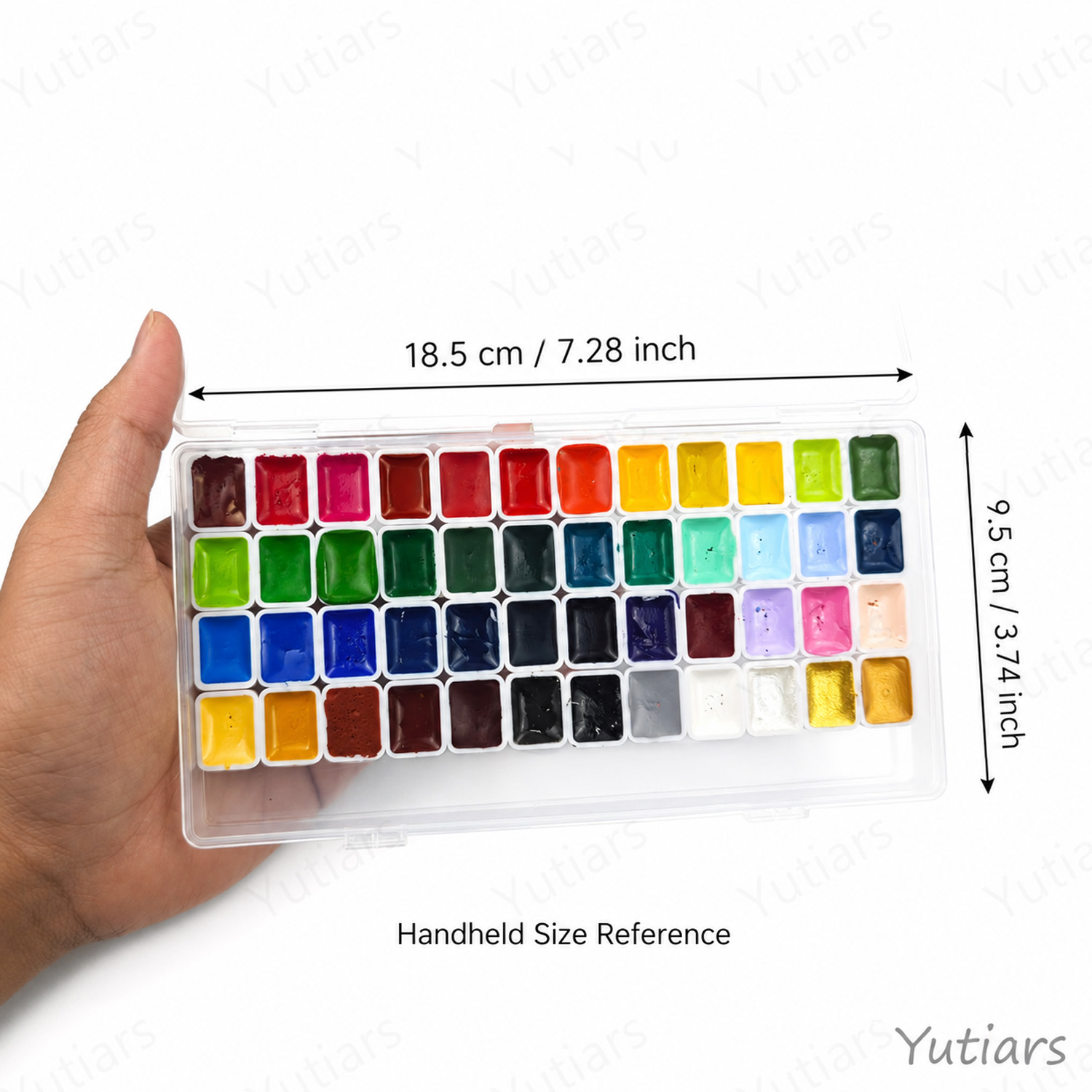 48 Renk Profesyonel Granülize  - Watercolor Paint Set Solid Pigment incelemesi ve fiyatı