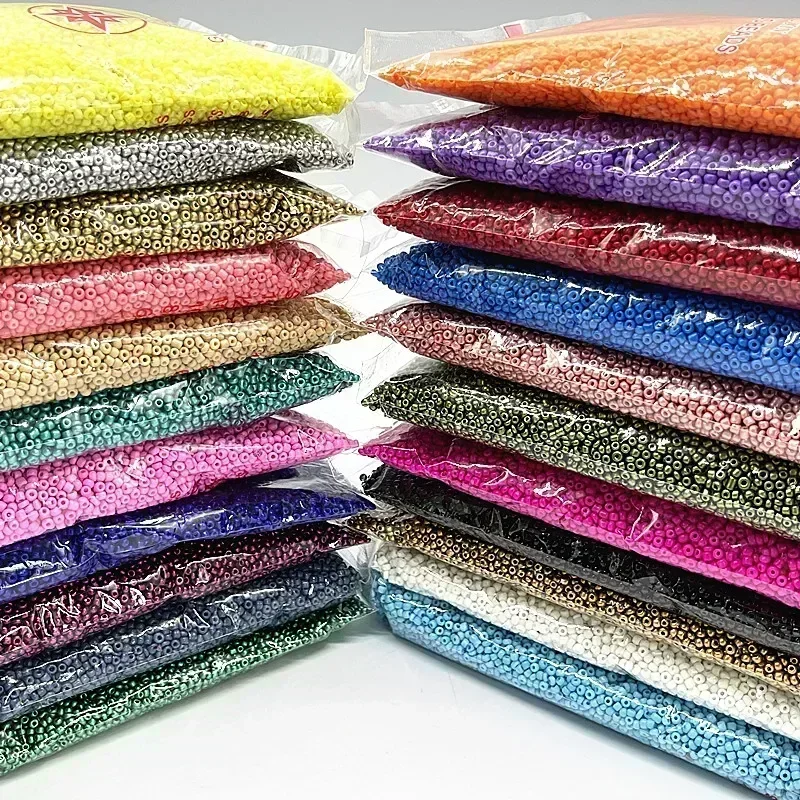 10g renkli cam tohum boncuklar - Glass Seed Beads 2Mm Jewelry Making incelemesi ve fiyatı
