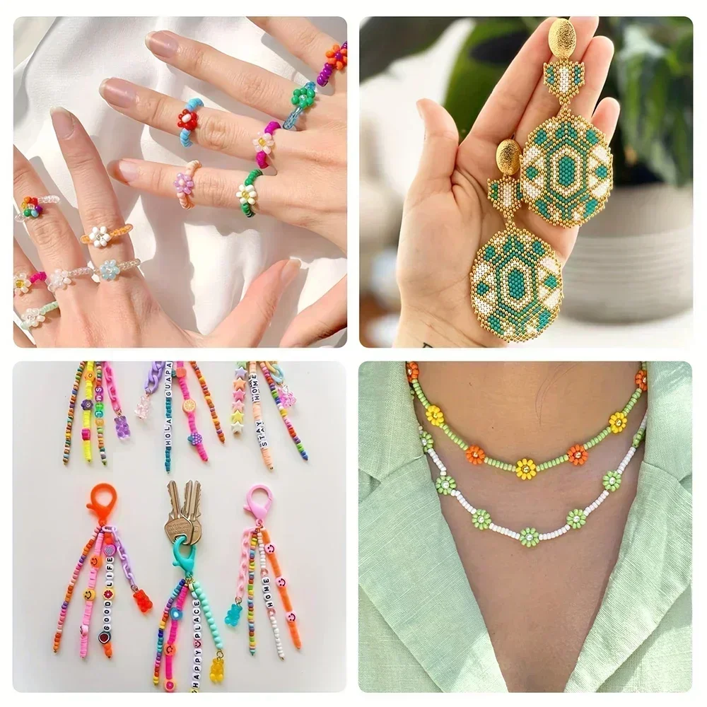 10g renkli cam tohum boncuklar - Glass Seed Beads 2Mm Jewelry Making incelemesi ve fiyatı