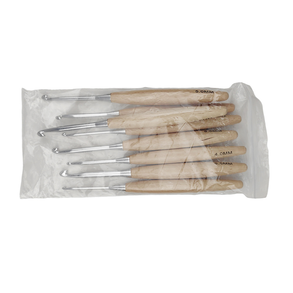 8 adet ahşap tığ işi kanca16.5 - Wooden Crochet Hooks Ergonomic Handle incelemesi ve fiyatı
