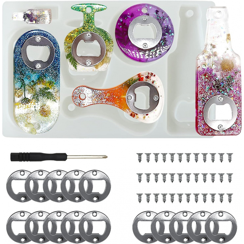 Şişe açacağı reçine kalıbı, To - Silicone Epoxy Resin Molds Set incelemesi ve fiyatı