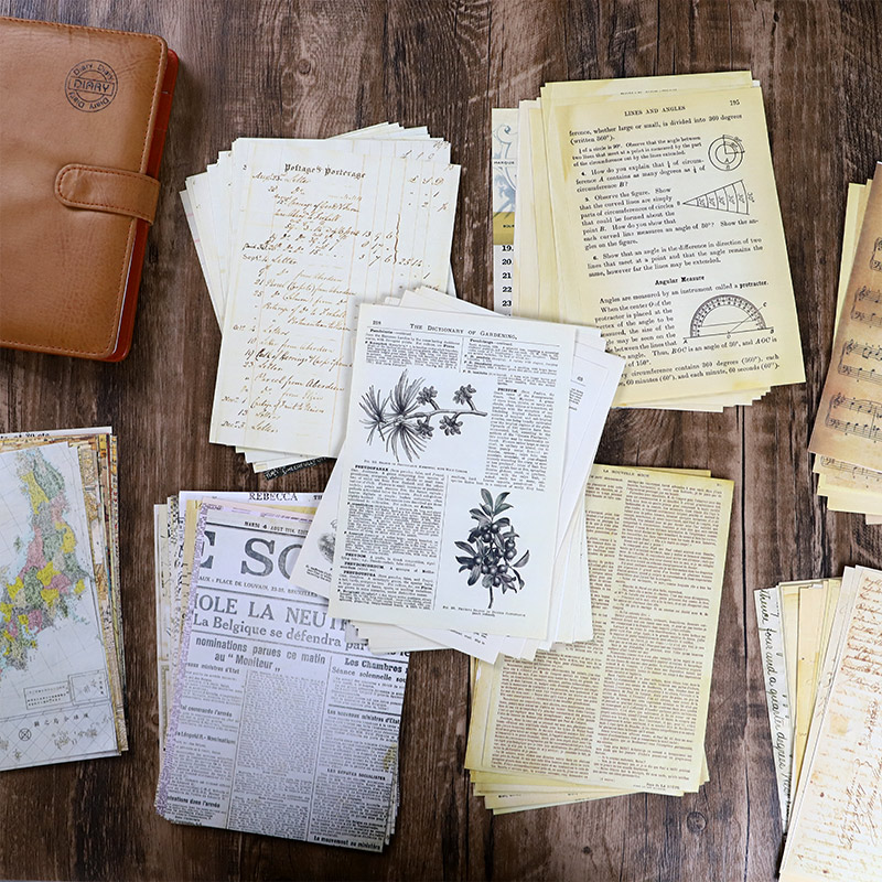 30 adet Eski Harita Çiçek Harf - Vintage Junk Journal Scrapbooking Paper incelemesi ve fiyatı