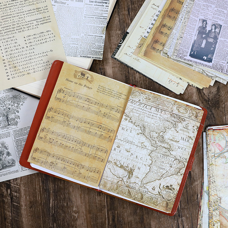 30 adet Eski Harita Çiçek Harf - Vintage Junk Journal Scrapbooking Paper incelemesi ve fiyatı