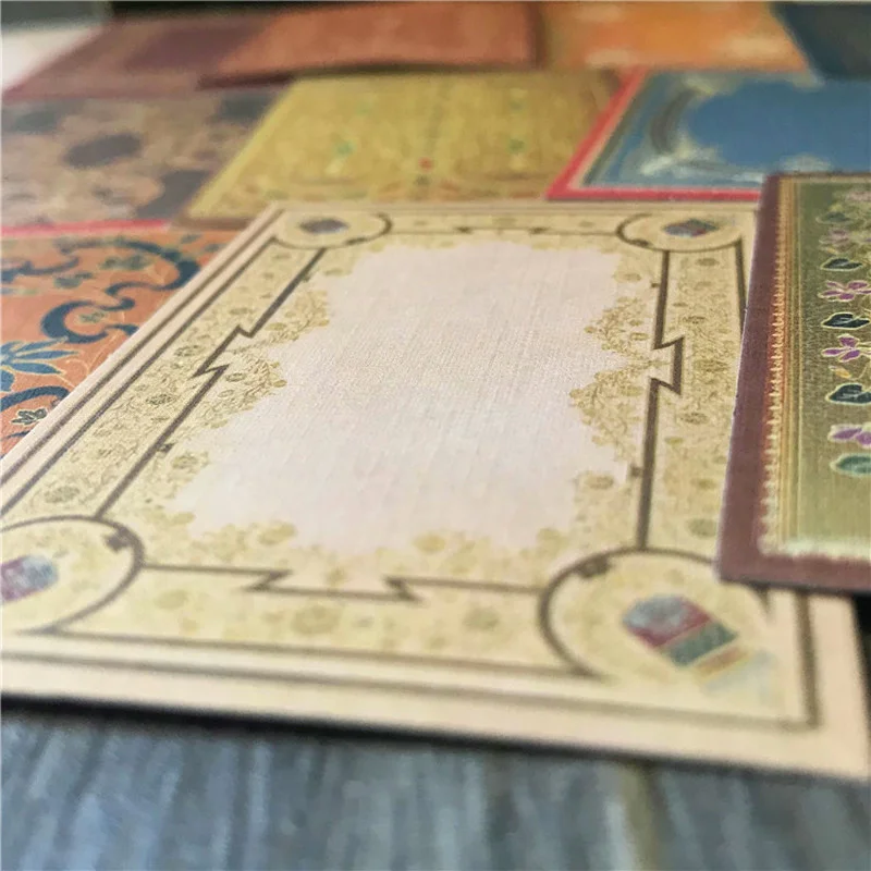 16 adet Vintage Bohemian kart  - Vintage Junk Journal Scrapbooking Paper incelemesi ve fiyatı