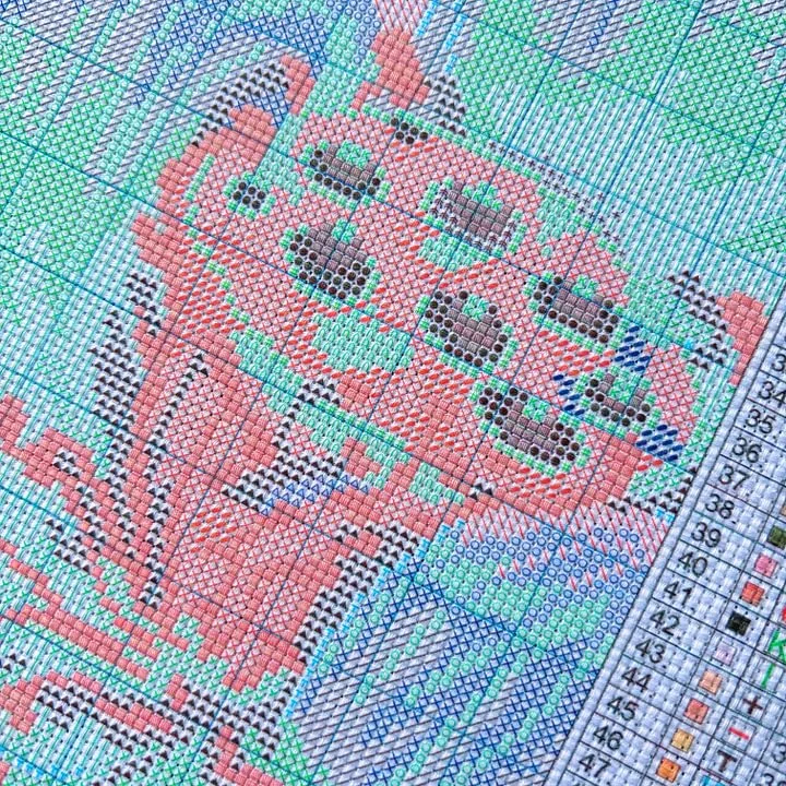 [[CC5130-66 Route Christmas Re - Cross Stitch Stamped Kits Beginners incelemesi ve fiyatı