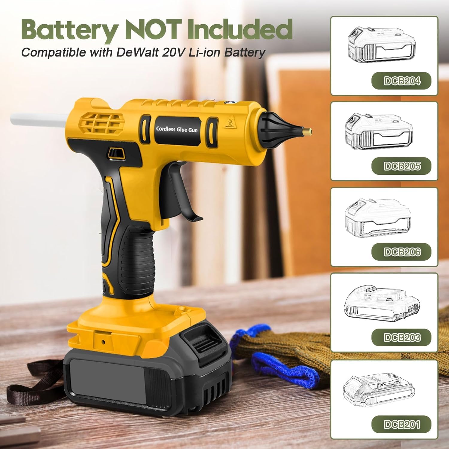DeWalt 20V Pil için 100W Kablo - Hot Melt Glue Gun Cordless incelemesi ve fiyatı