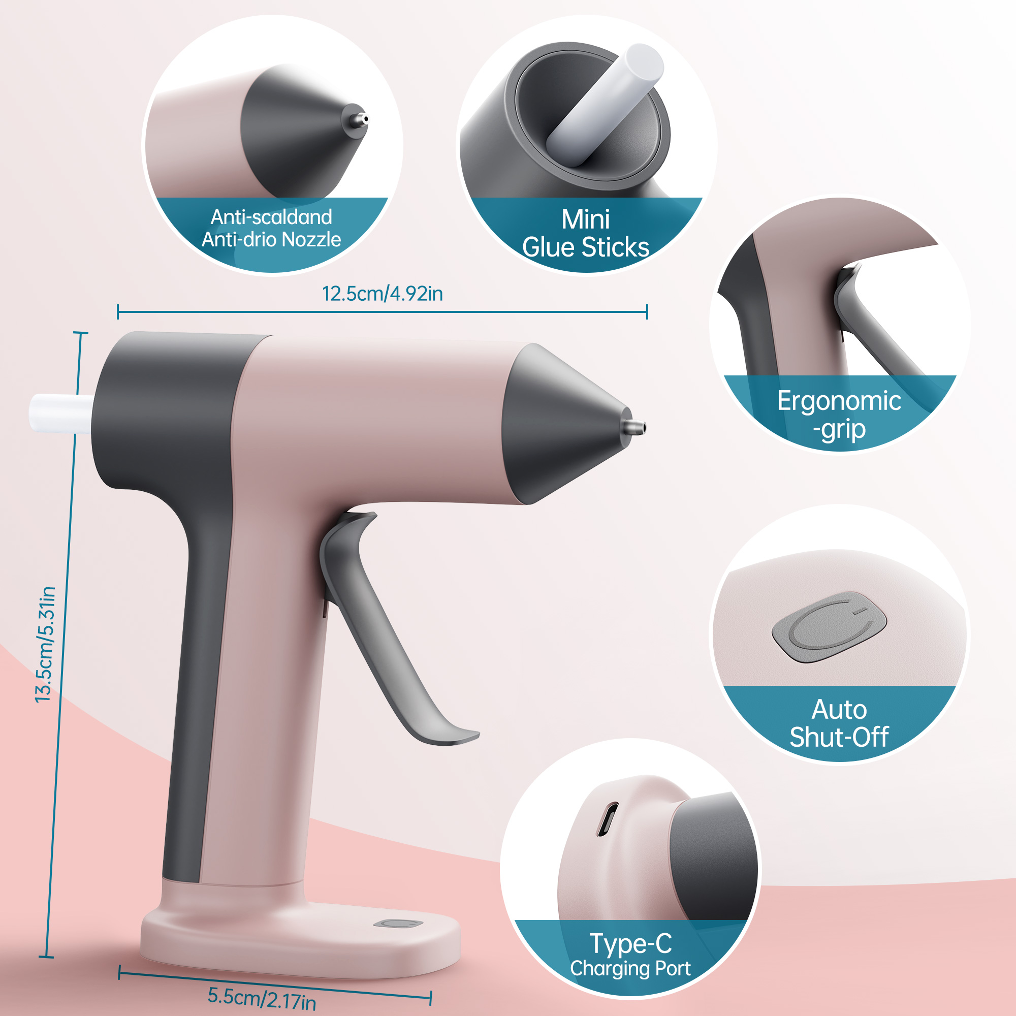 15W Kablosuz Sıcak Tutkal Taba - Hot Melt Glue Gun Cordless incelemesi ve fiyatı