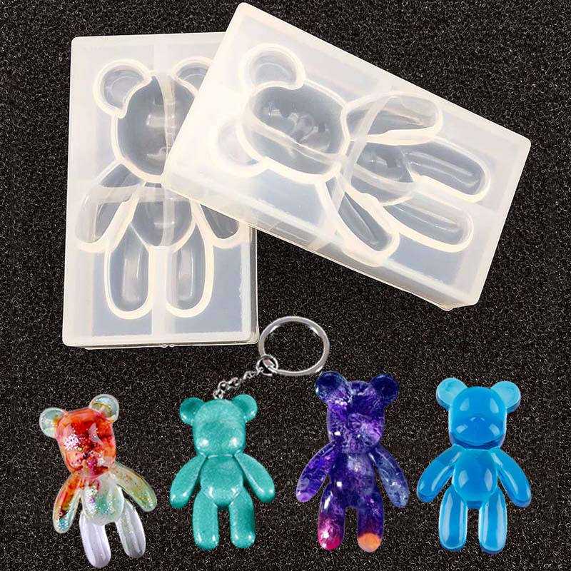 3D Ayakta Duran Ayı Silikon Ka - Silicone Epoxy Resin Molds Set incelemesi ve fiyatı